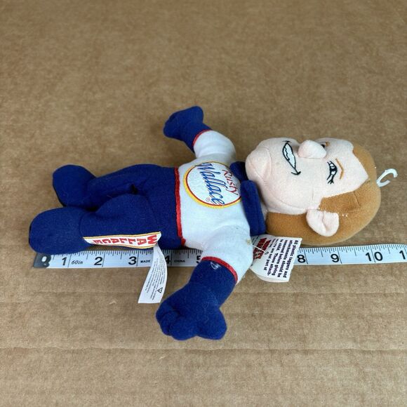 VTG Nascar Rusty Wallace Racing Driver Plush Stuffed Toy Cool Beans 1999 - Picture 6 of 7